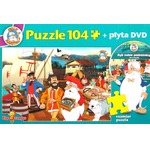 Puzzle Byli sobie podróżnicy + DVD