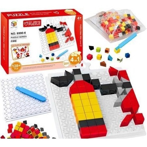 Puzzle DIY mozaika straży pożarnej 128el