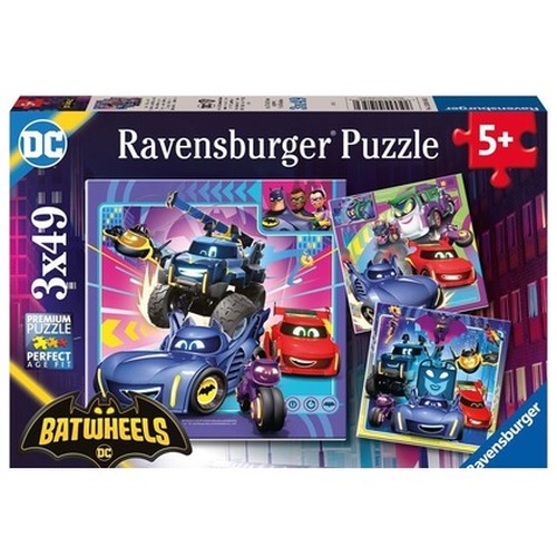 Puzzle dla dzieci 2D 3x49 Batwheels