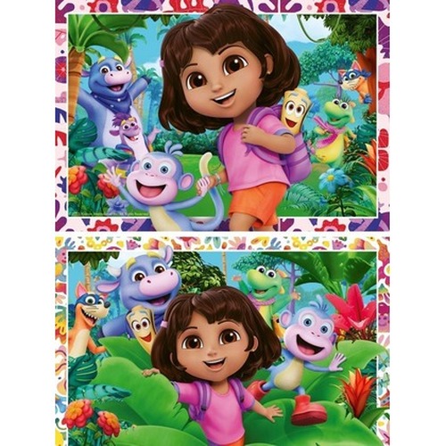 Puzzle dla dzieci 2D: Dora 2x24el