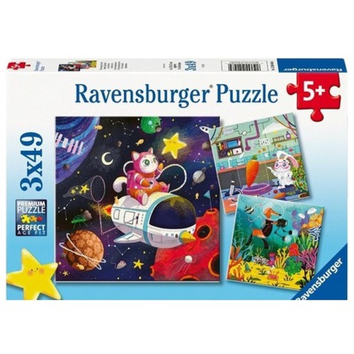 Puzzle dla dzieci 2D: Dzieci i nauka 3x49el