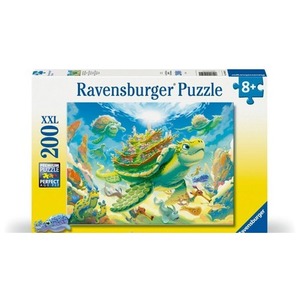 Puzzle dla dzieci 2D: Żółw 200el
