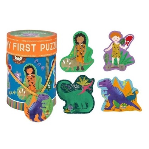 Puzzle dla początkujących dinozaury 4w1