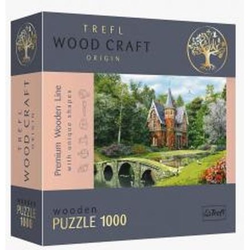 Puzzle drewniane 1000 Wiktoriański dom TREFL