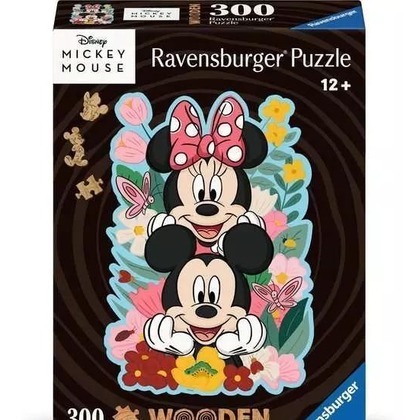 Puzzle drewniane 300 Disney Myszka Mickey & Minnie