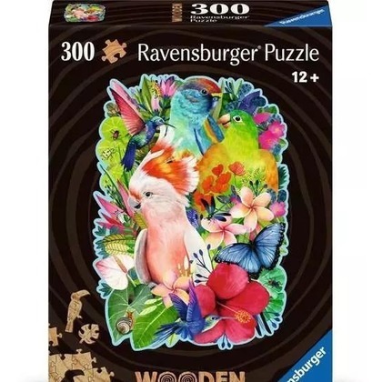 Puzzle drewniane 300 Ptaki