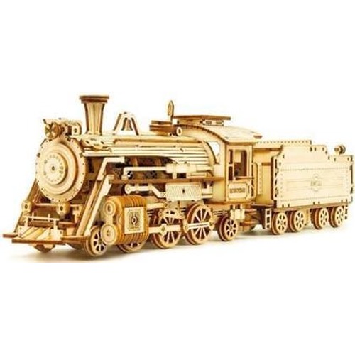 Puzzle drewniane 3D Lokomotywa