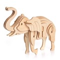 Puzzle Drewniane 3D Słoń