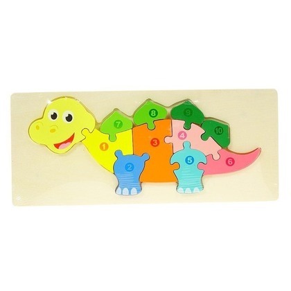 Puzzle drewniane Dino