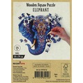 Puzzle drewniane / kolorowe 174 el. - Słoń