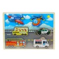 Puzzle drewniane Pojazdy