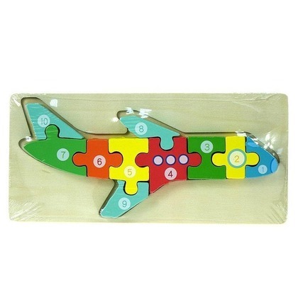 Puzzle drewniane Samolot