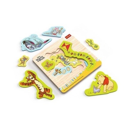Puzzle drewniane Winnie The Pooh 12el TREFL