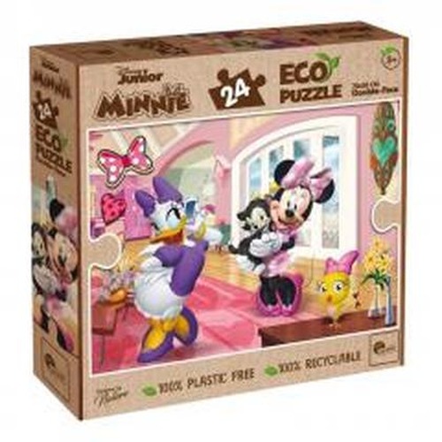 Puzzle dwustronne eko 24 el. Minnie