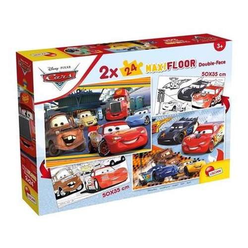 Puzzle dwustronne Maxi 2x24 Cars