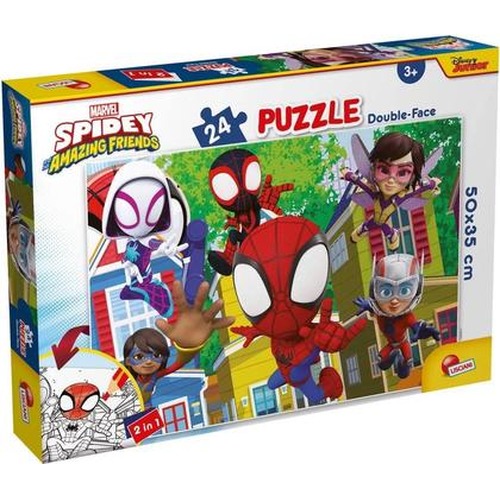 Puzzle dwustronne PLUS Spidey It\'s a Team