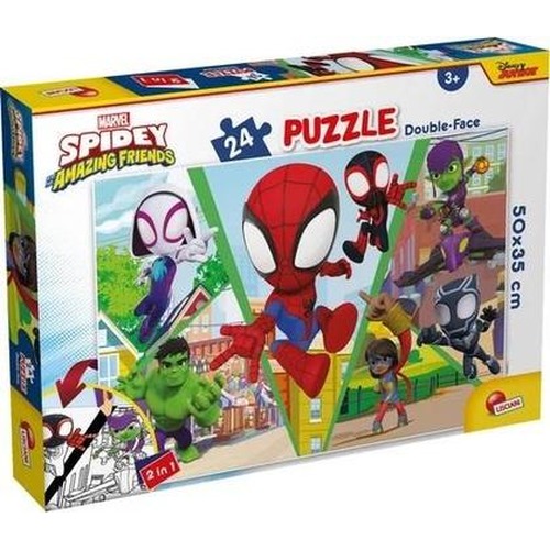 Puzzle dwustronne PLUS Spidey Let\'s Challenge