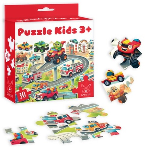 Puzzle Kids 3+ Auta 30 elementów
