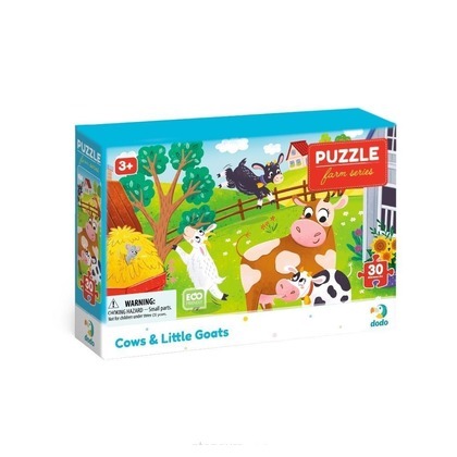 Puzzle Krowy i kozy 30el