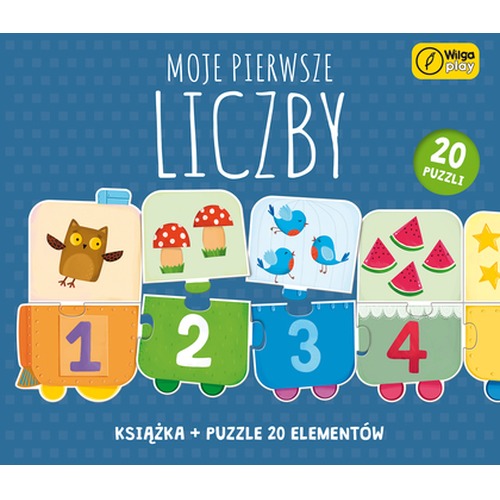 Puzzle + książka Moje pierwsze liczby 20 elementów