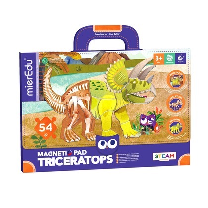 Puzzle magnetyczna podkładka Triceratops