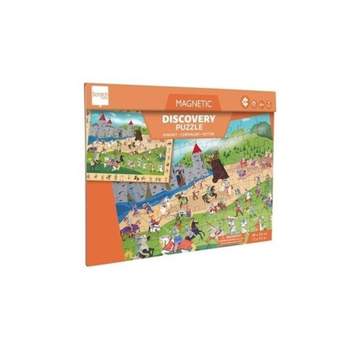 Puzzle magnetyczne i gra 2w1 Rycerze