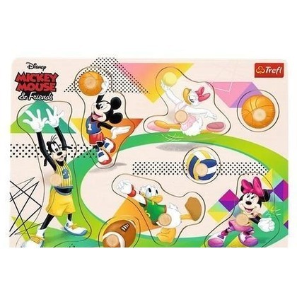 Puzzle medium drewniane - Mickey & Friends TREFL