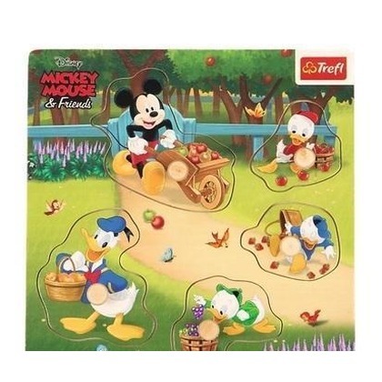 Puzzle mini drewniane - Mickey & Friends TREFL