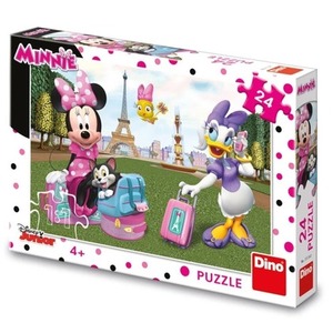 Puzzle Myszka Minnie w Paryżu 24el