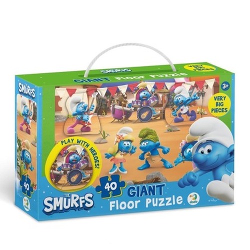 Puzzle podłogowe 40 Muzyka gra Smerfy