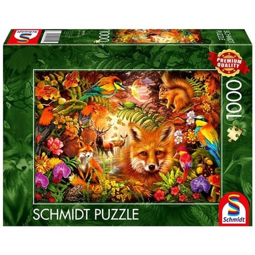 Puzzle PQ 1000 Kwiaty, futro i pióra G3