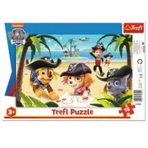 Puzzle ramkowe 15 Przyjaciele z Psiego Patr. TREFL