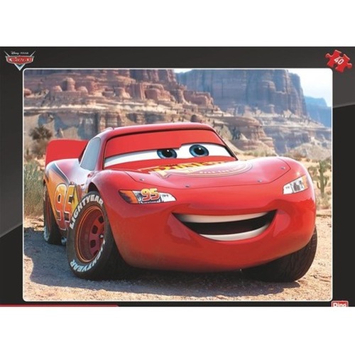 Puzzle ramkowe 40 Auta Cars - Zygzak