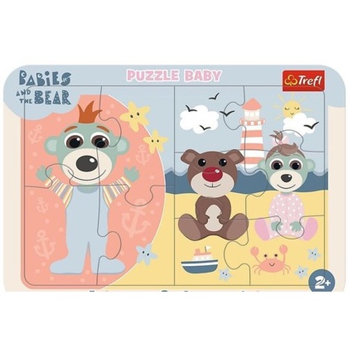 Puzzle ramkowe Baby - Słodkie Bobaski TREFL