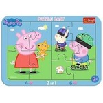 Puzzle ramkowe Baby - Wesoła świnka Peppa TREFL