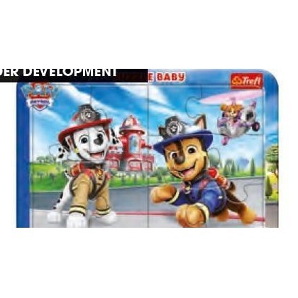 Puzzle ramkowe Baby - Wesoły Psi Patrol TREFL