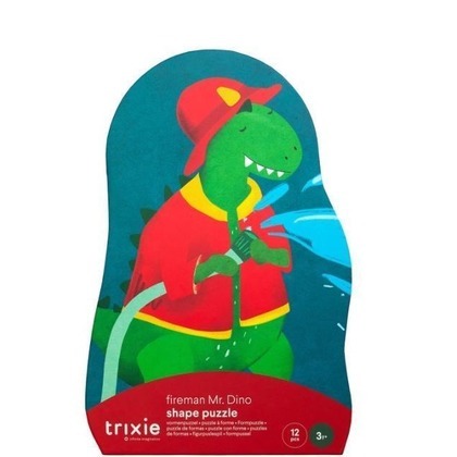 Puzzle Strażak Dinozaur