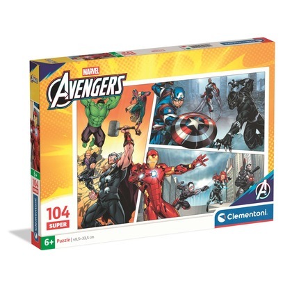 Puzzle Super 104 The Avengers 25011