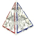 Pyraminx Crystal (edycja limitowana) - łamigłówka Recent Toys