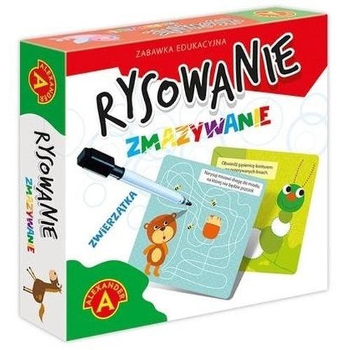 Rysowanie - zmazywanie Zwierzęta ALEX