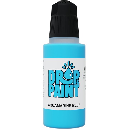 Scale 75: Drop Paint - Aquamarine Blue