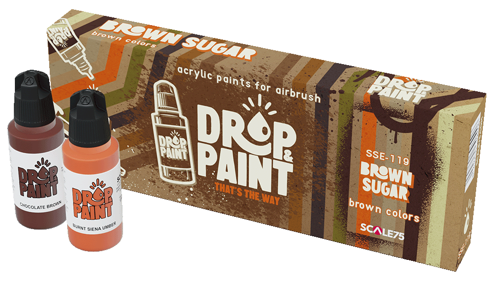 Scale 75: Drop Paint - Sugar Brown