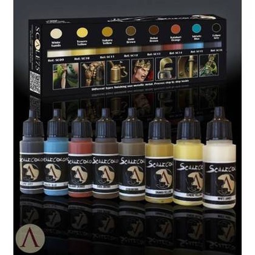 Scale 75: NMM Gold and Copper Paint Set