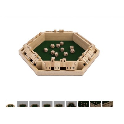 Shut the BOX zestaw dla 6 graczy