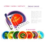 Śmiałe owoce - układanka edukacyjna