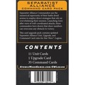 Star Wars: Legion 2.0 - Separatist Alliance - Command Card Pack