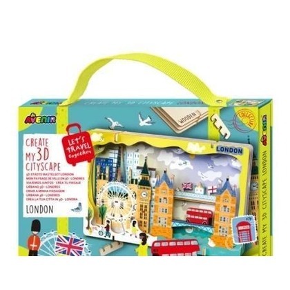 Stwórz pejzaż miejski Londyn - puzzle drewniane 3D