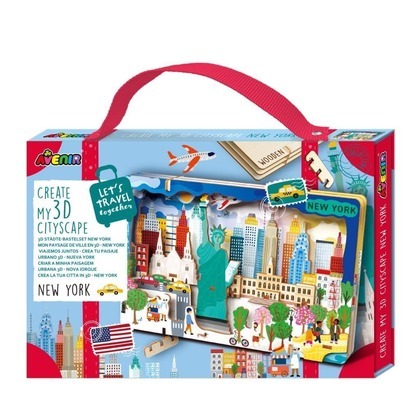 Stwórz pejzaż miejski Nowy Jork - puzzle drewniane