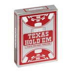 Talia Texas Hold'em plastic peek index - czerwona