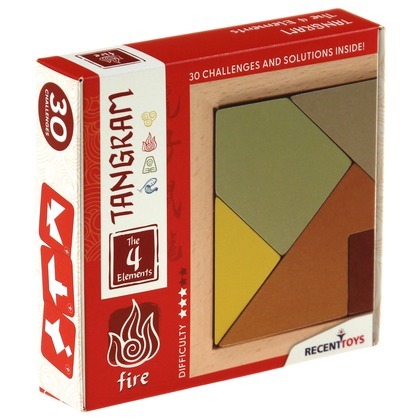Tangram (Ogień) - łamigłówka Recent Toys - poziom 3/5